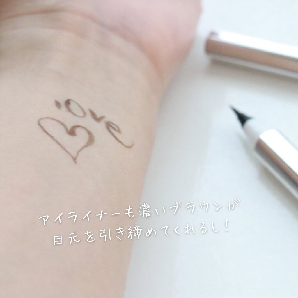 ベルベットリキッドアイライナー/SAINKO/リキッドアイライナーを使ったクチコミ(4枚目)