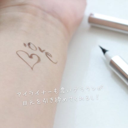 ベルベットリキッドアイライナー/SAINKO/リキッドアイライナーを使ったクチコミ(4枚目)