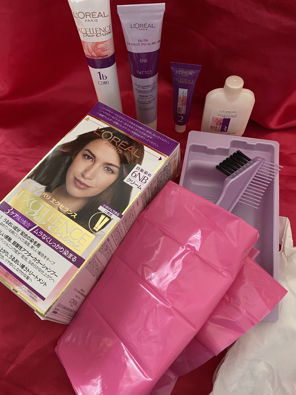エクセランス ヘアカラー/ロレアル パリ/ヘアカラーを使ったクチコミ（2枚目）
