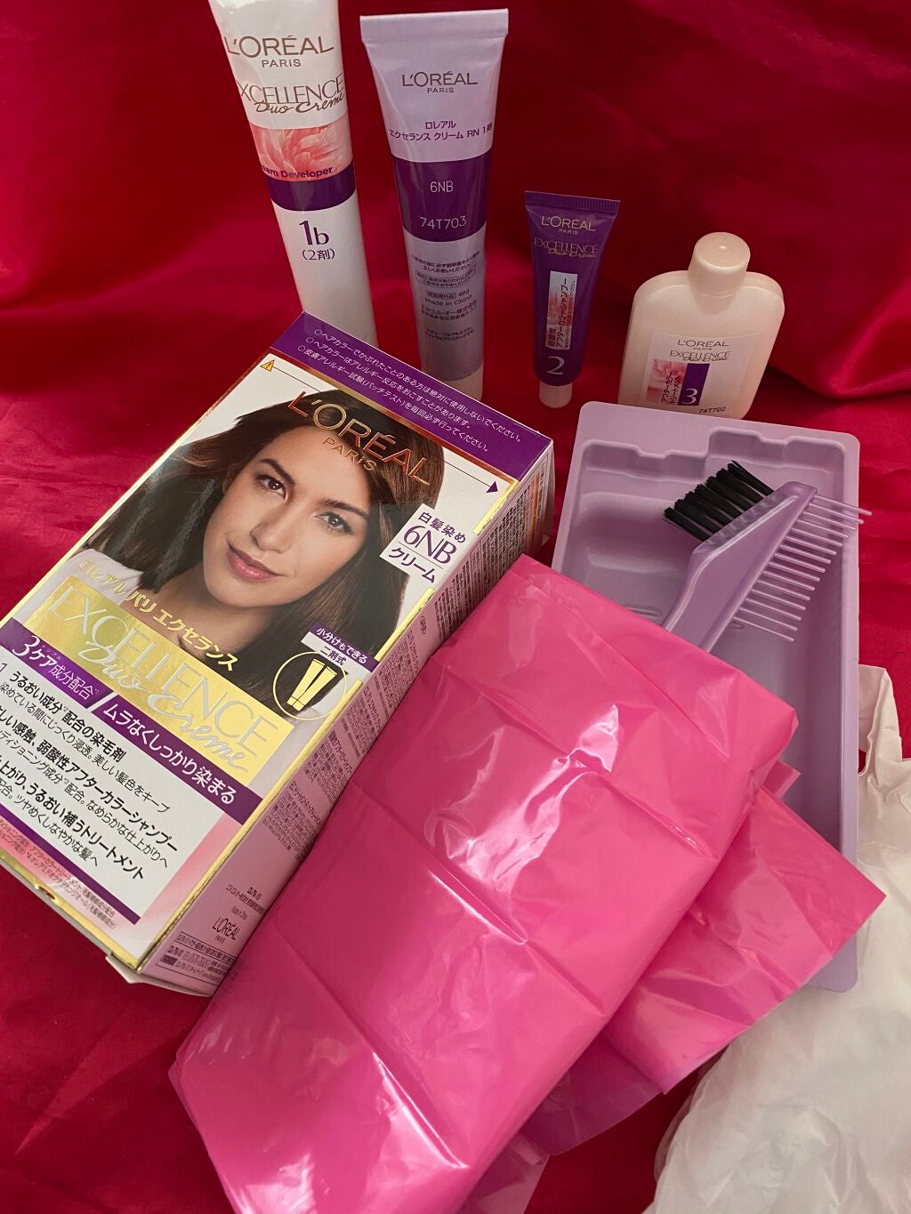 エクセランス ヘアカラー/ロレアル パリ/ヘアカラーを使ったクチコミ(2枚目)
