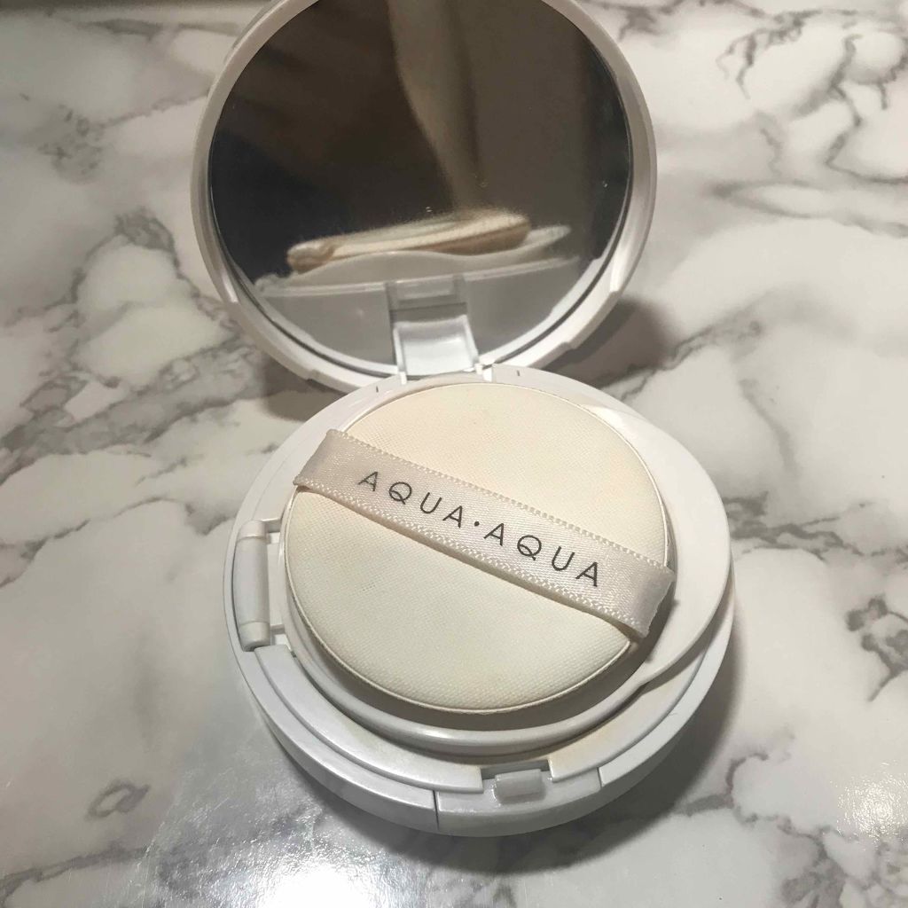 オーガニッククッションコンパクト/アクア・アクア/クッションファンデーションを使ったクチコミ(2枚目)