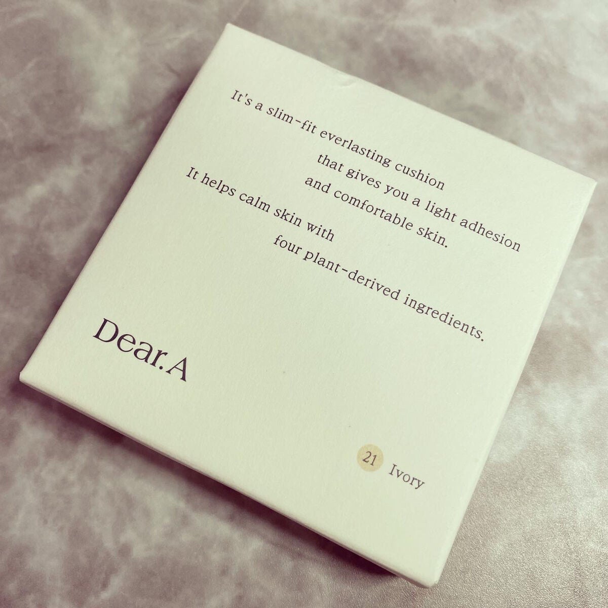 スリムフィット エバーラスティング クッション/Dear.A/クッションファンデーションを使ったクチコミ(6枚目)