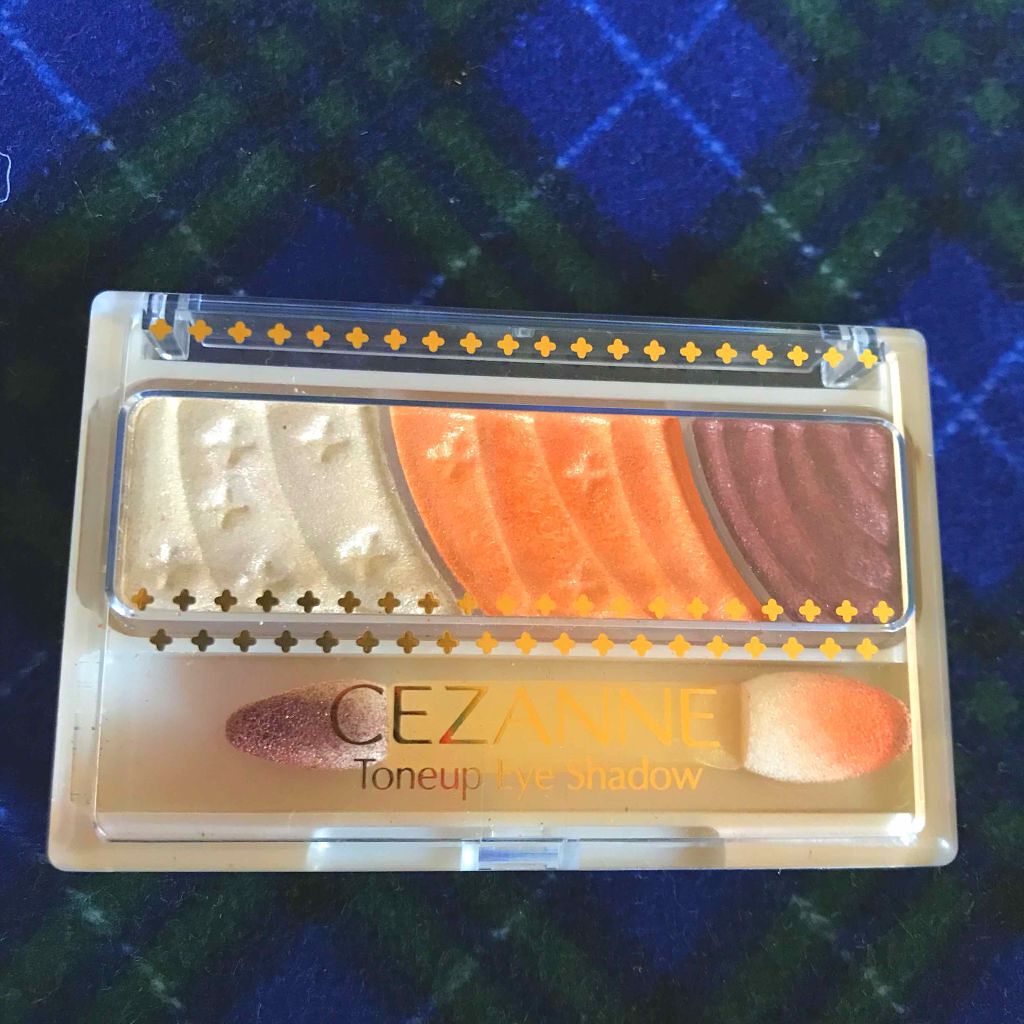 トーンアップアイシャドウ/CEZANNE/アイシャドウパレットを使ったクチコミ(1枚目)