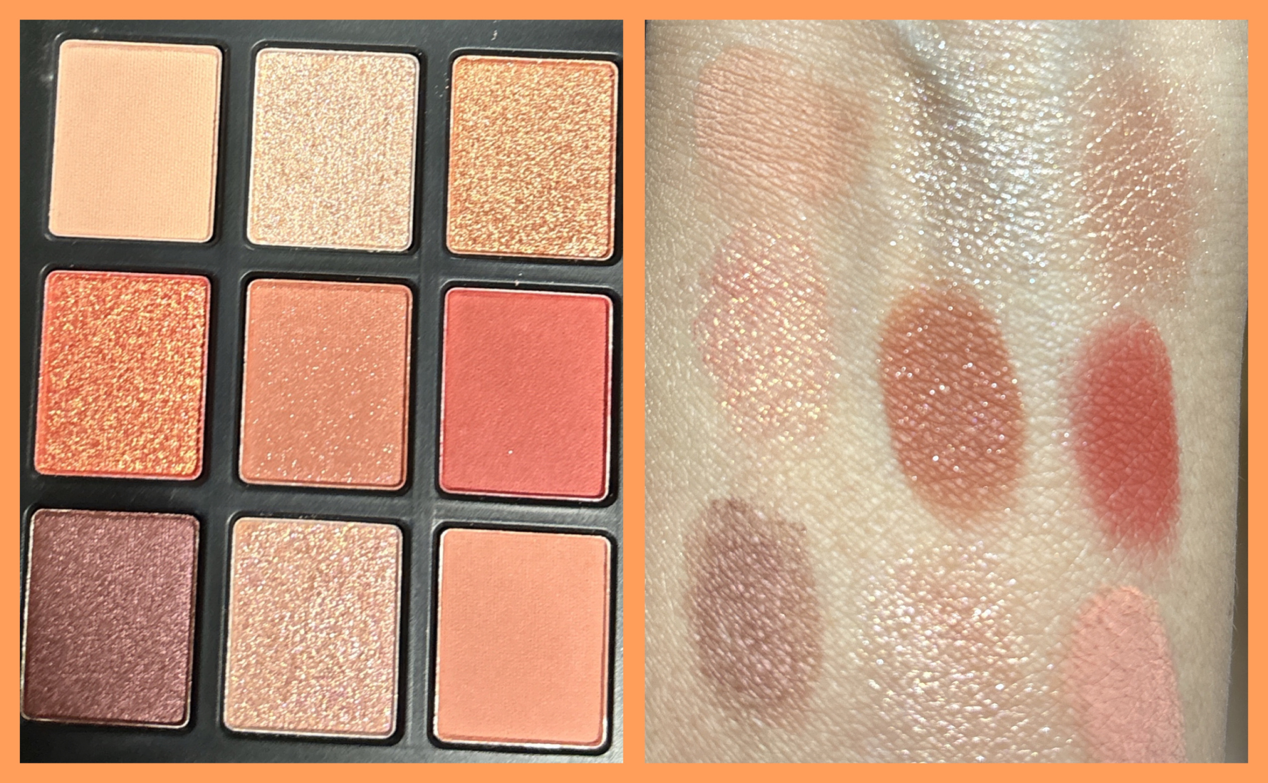 エトワルローズ 9色アイシャドウ 05 ミニョン/Étoile Rose/アイシャドウパレットを使ったクチコミ（3枚目）