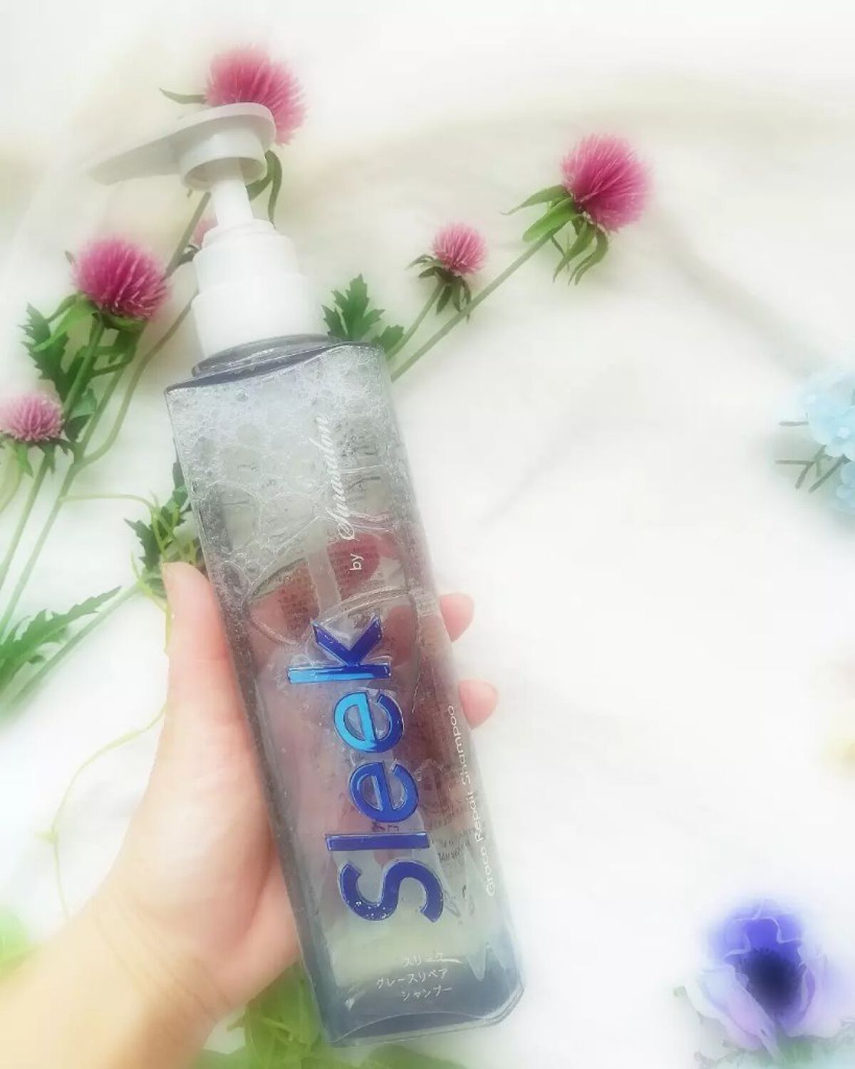 グレースリペアシャンプー/トリートメント/スリーク by サラサロン/市販シャンプーを使ったクチコミ(4枚目)