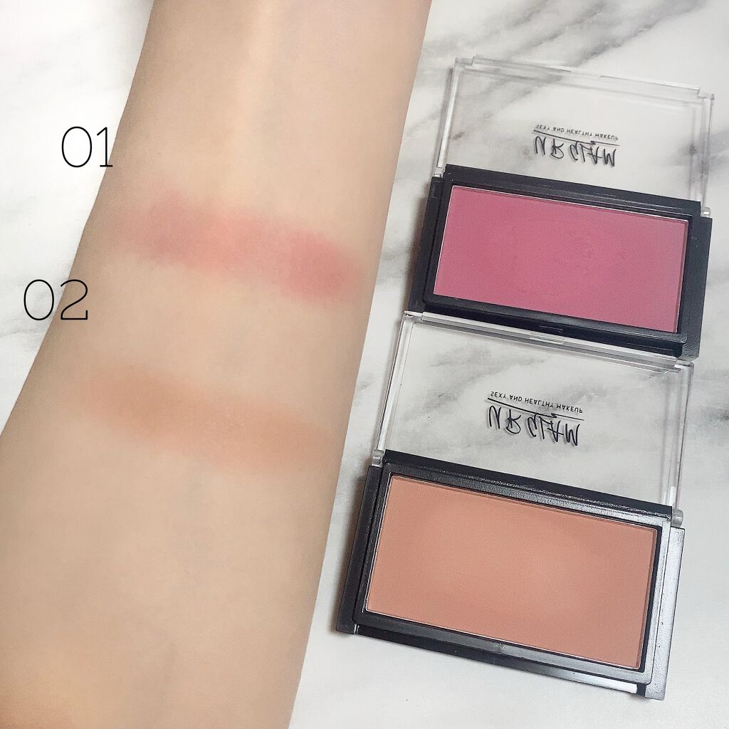 UR GLAM DAILY CHEEK BLUSH/U R GLAM/パウダーチークを使ったクチコミ(2枚目)