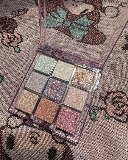 グリッターホリックアイパレット/ネイチャーリパブリック/アイシャドウパレットを使ったクチコミ(1枚目)