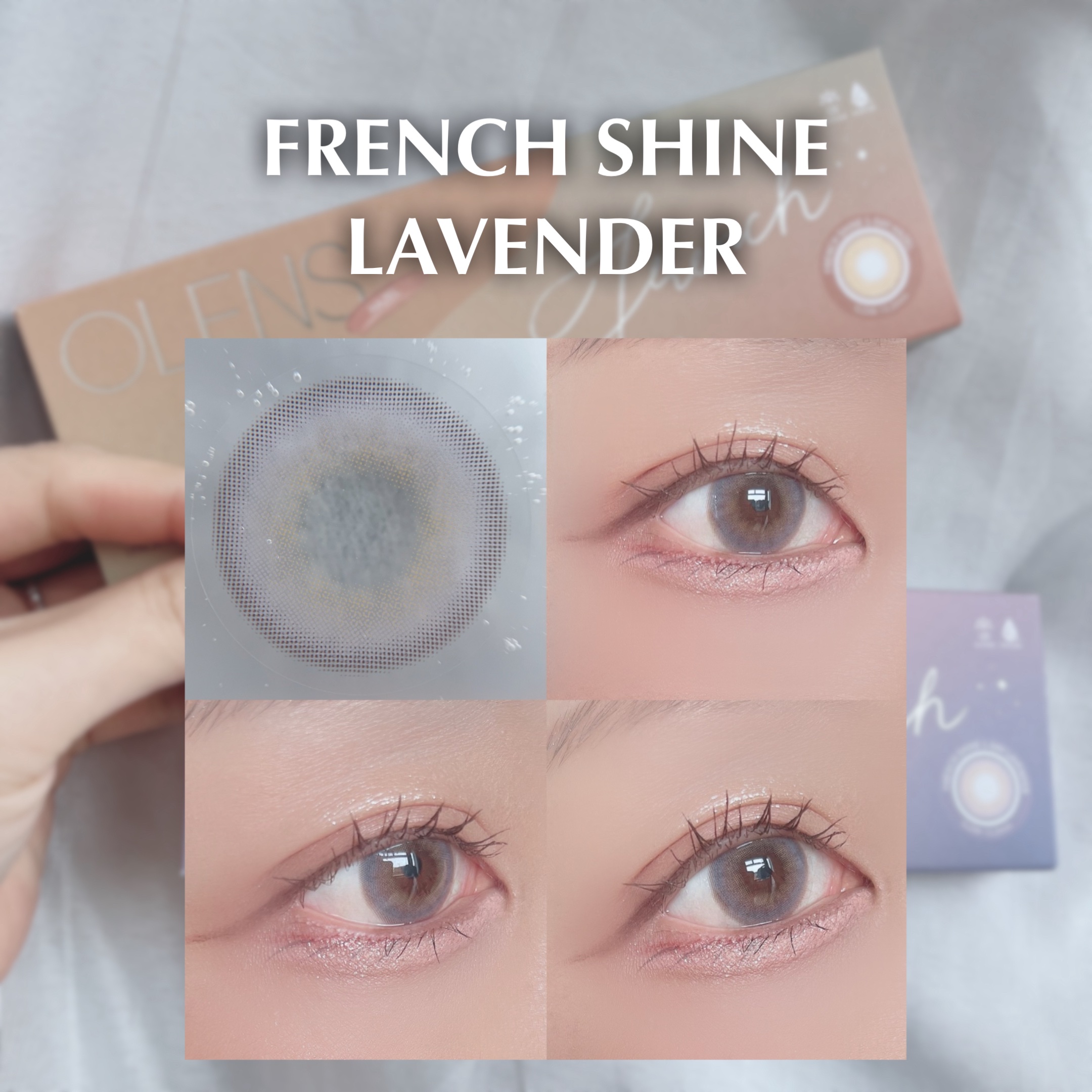 フレンチシャイン 1month/OLENS/１ヶ月（１MONTH）カラコンを使ったクチコミ（3枚目）