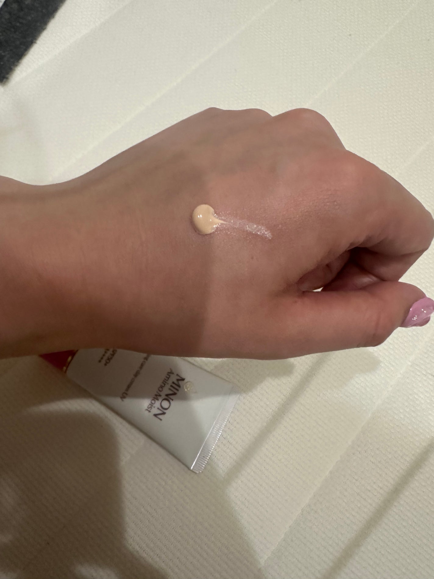 ミノン アミノモイスト エイジングケア デイクリームUV/ミノン/日焼け止めクリームを使ったクチコミ(2枚目)