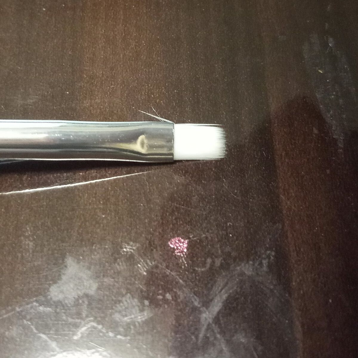 seria ジェルネイルブラシ ワイド/セリア/ネイル用品を使ったクチコミ（2枚目）