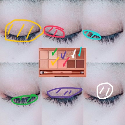 プロ アイ パレット/CLIO/アイシャドウパレットを使ったクチコミ(2枚目)