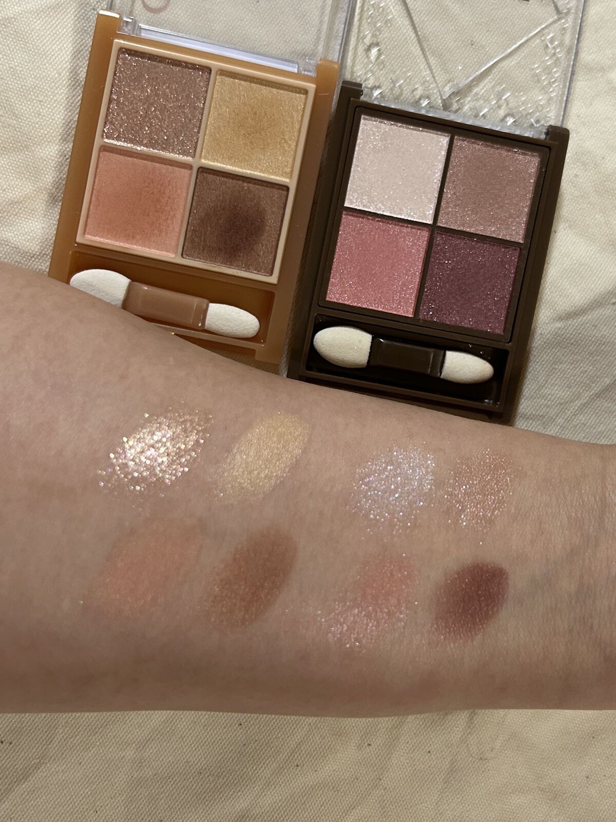 ニュアンスオンアイシャドウ/CEZANNE/アイシャドウパレットを使ったクチコミ（1枚目）