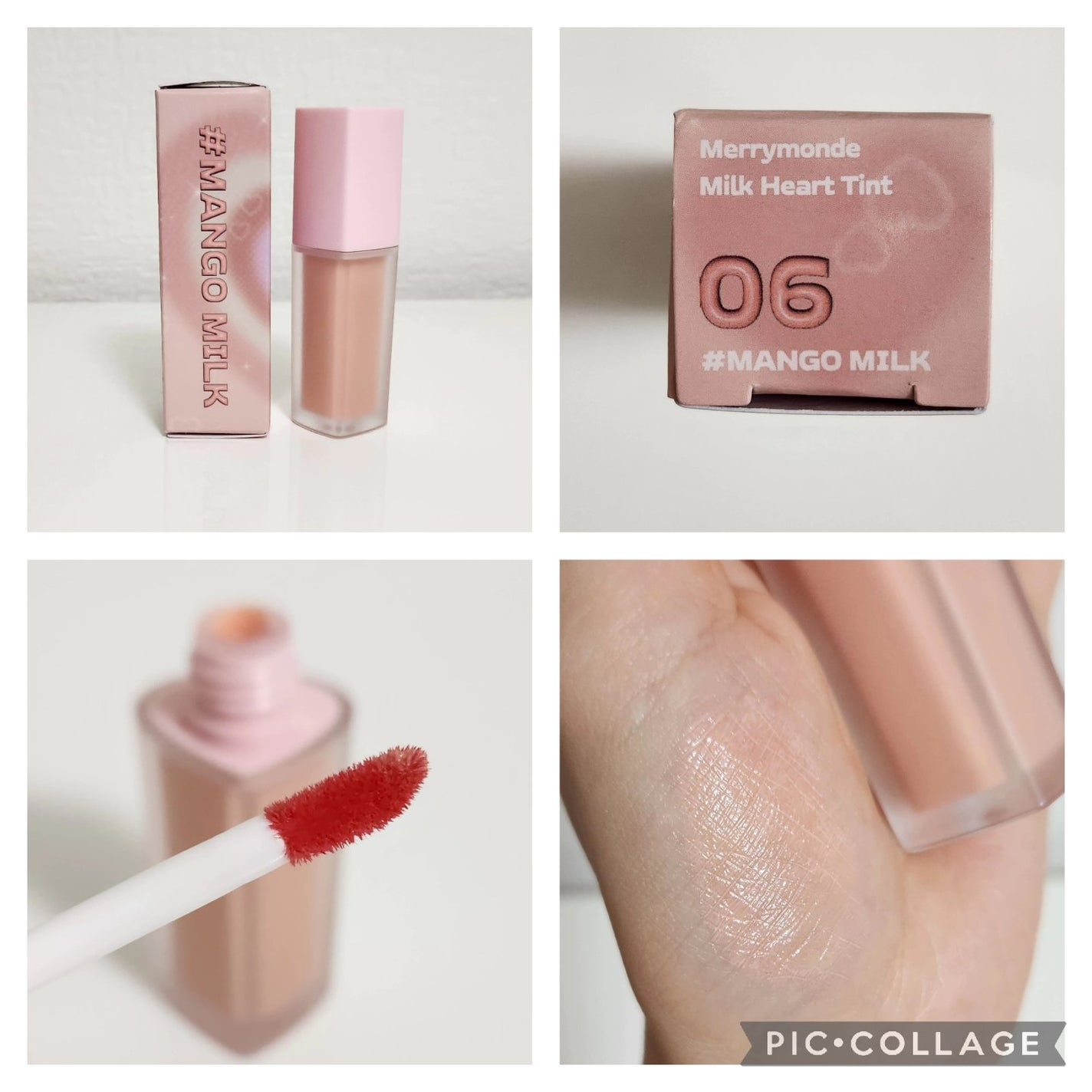 ミルクハートティントリップアンドチーク/Merrymonde/リップティントを使ったクチコミ(7枚目)