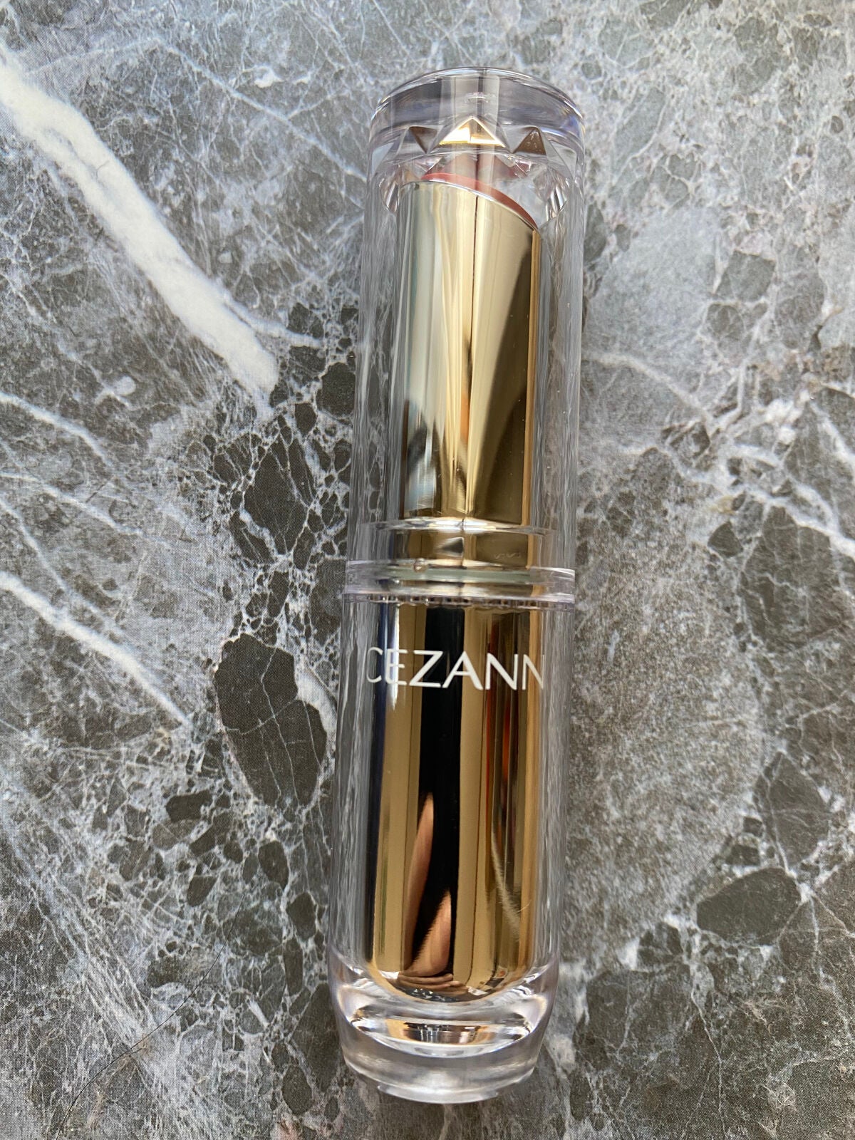 ラスティンググロスリップ/CEZANNE/口紅を使ったクチコミ(2枚目)