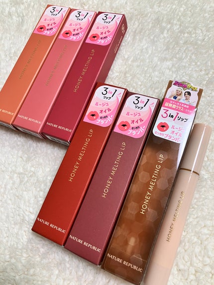 ハニーメルティングリップ/ネイチャーリパブリック/口紅を使ったクチコミ(2枚目)