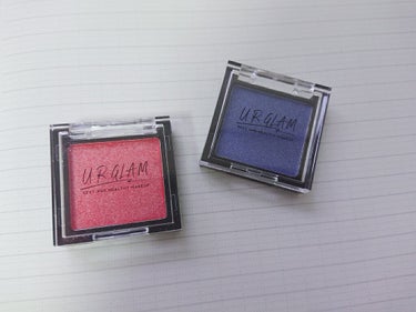 UR GLAM　POWDER EYESHADOW マリンブルー/U R GLAM/パウダーアイシャドウを使ったクチコミ（2枚目）