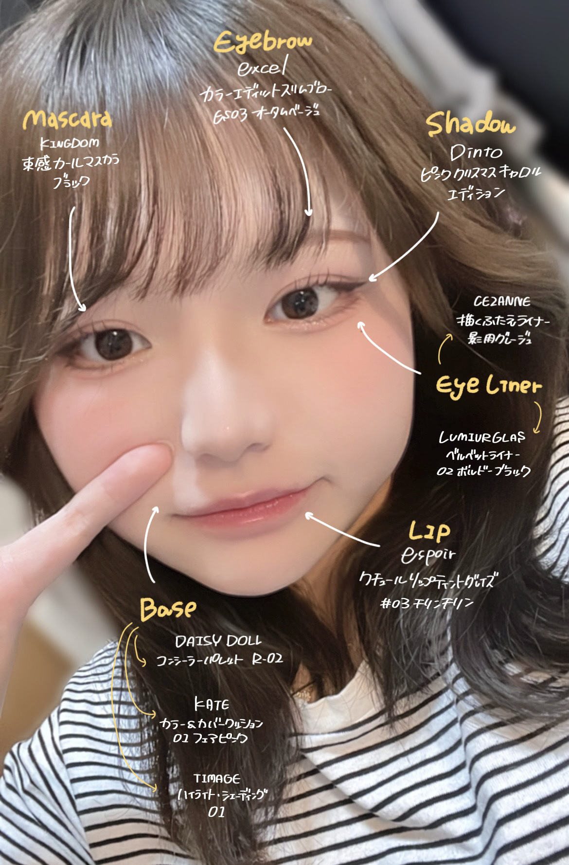 描くふたえアイライナー/CEZANNE/リキッドアイライナーを使ったクチコミ（2枚目）