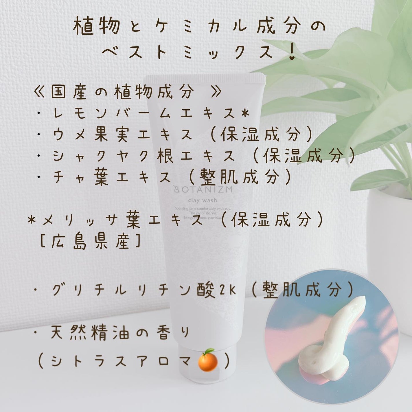 クレイウォッシュ/ボタニズム /洗顔フォームを使ったクチコミ(3枚目)