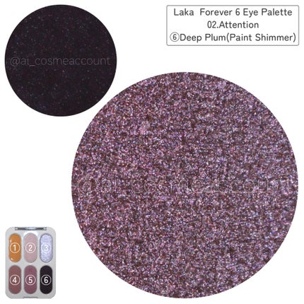 フォーエバー6アイパレット/Laka/アイシャドウパレットを使ったクチコミ(5枚目)