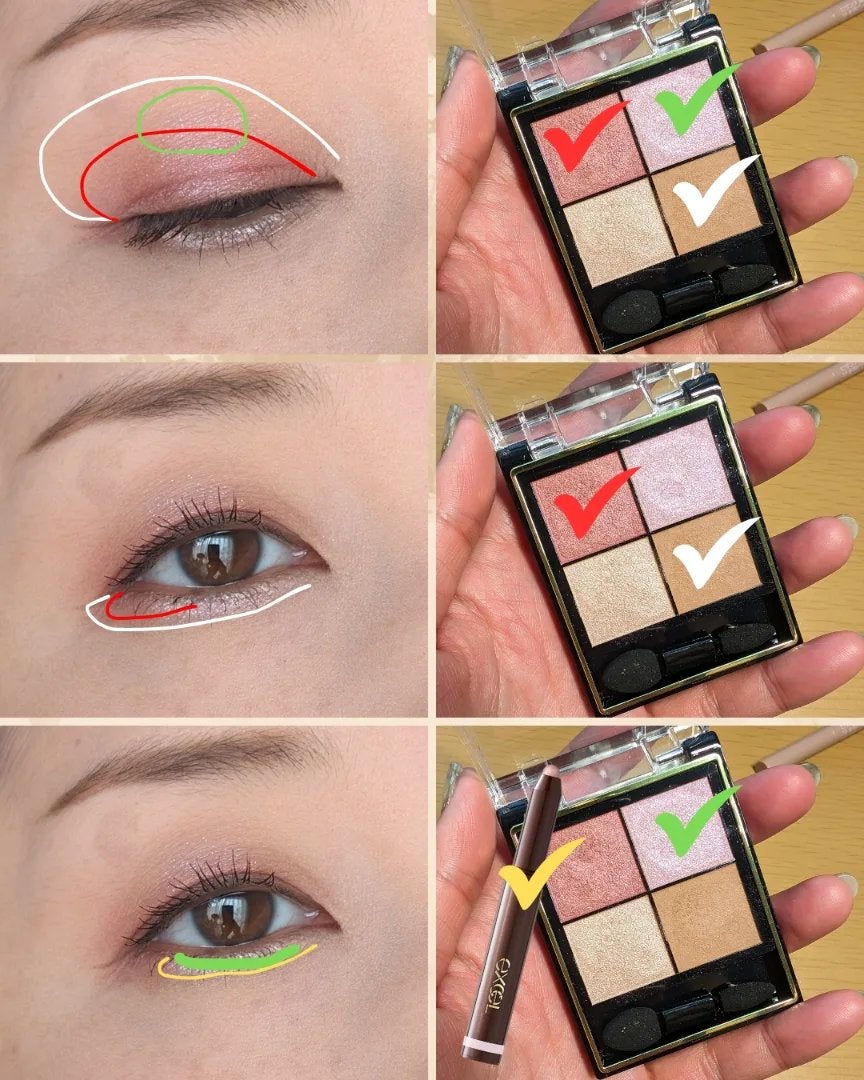 リアルクローズシャドウ/excel/アイシャドウパレットを使ったクチコミ(5枚目)