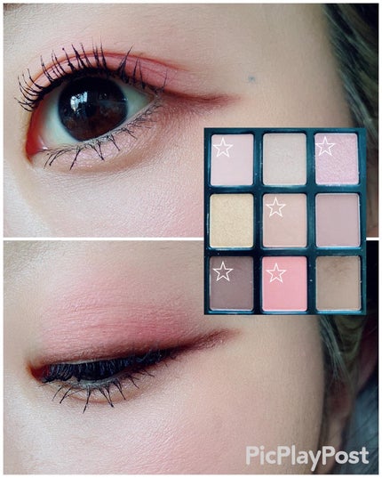 エトワルローズ 9色アイシャドウ/Étoile Rose/アイシャドウパレットを使ったクチコミ(5枚目)