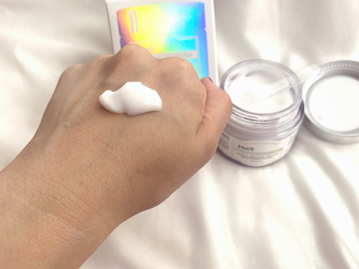 フレッシュリージュースドビタミンEマスク(90g)/Klairs/フェイスクリームを使ったクチコミ(3枚目)