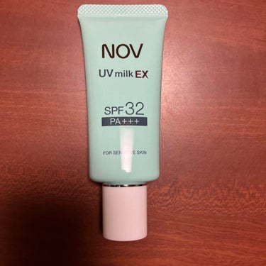 NOV UVミルクEXのクチコミ「NOV
UVミルクEX

ニキビ肌には絶対これ
使用感よし
白浮きなし

文句なしです。..」（1枚目）