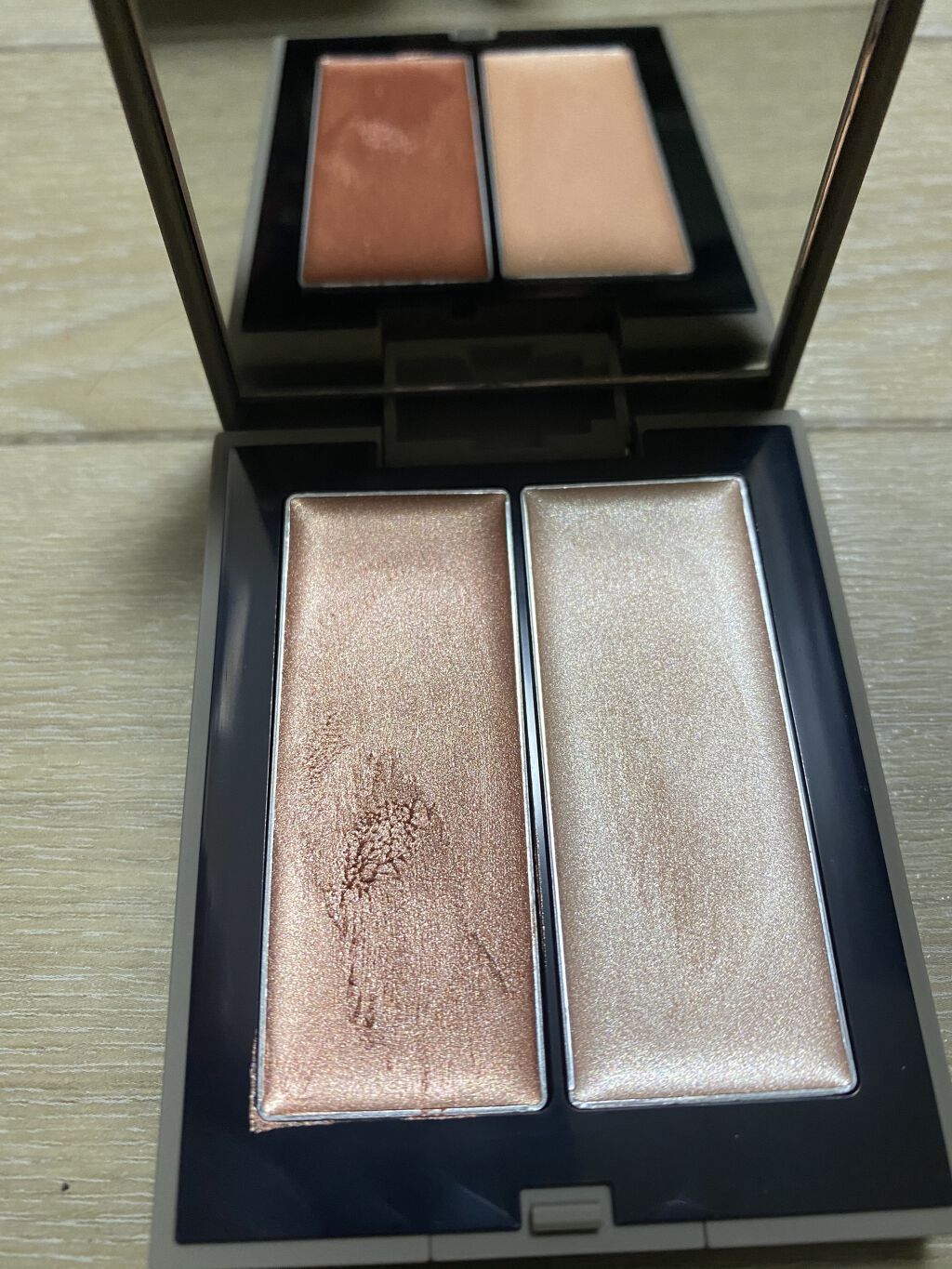 THREE シマリング グロー デュオ/THREE/クリームハイライトを使ったクチコミ（1枚目）