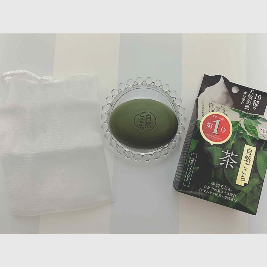 自然ごこち 茶 洗顔石けん/自然ごこち/洗顔石鹸を使ったクチコミ(3枚目)