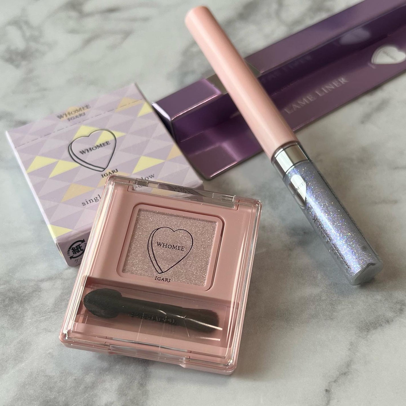 フーミー シングルラメシャドウ/WHOMEE/単色アイシャドウを使ったクチコミ(2枚目)