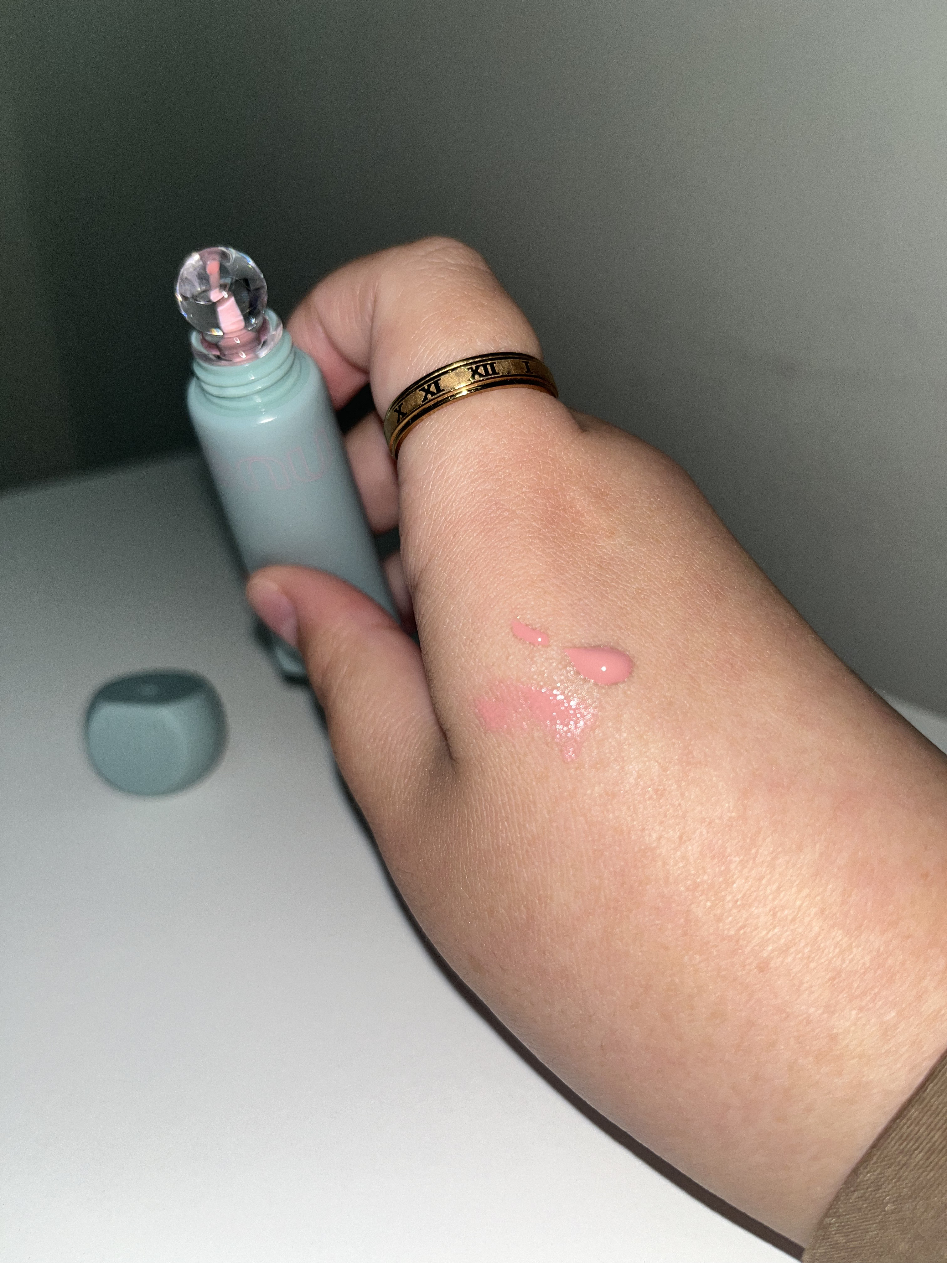 ムースケアチークハンディ 03 シャイミー   /nuse/リキッドチークを使ったクチコミ（3枚目）