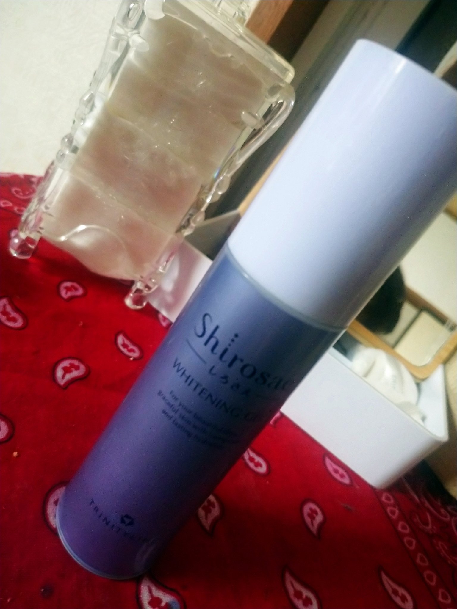 しろさえ ホワイトニングジェル/トリニティーライン/オールインワン化粧品を使ったクチコミ（1枚目）