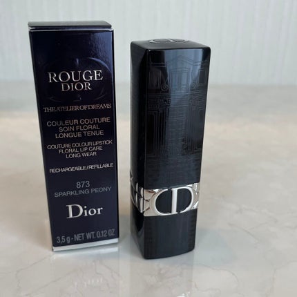 ルージュ ディオール 〈アトリエ オブ ドリームズ〉 873 スパークリング ピオニー メタリック/Dior/口紅を使ったクチコミ(3枚目)