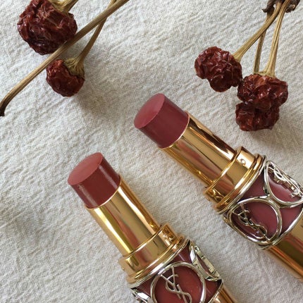 ルージュ ヴォリュプテ シャイン/YVES SAINT LAURENT BEAUTE/口紅を使ったクチコミ(2枚目)