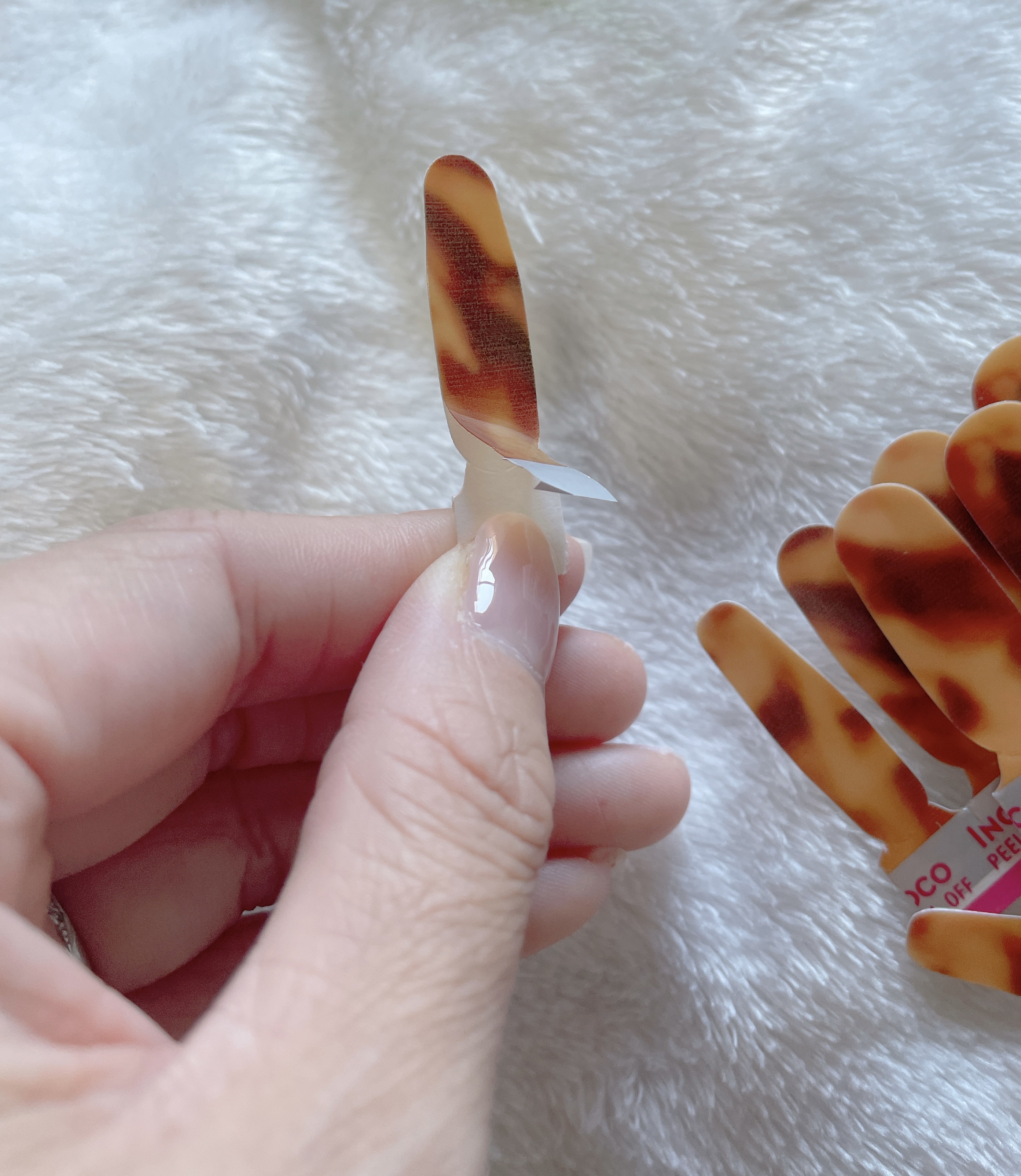 INCOCO インココ  マニキュアシート/インココ/ネイルシールを使ったクチコミ（2枚目）