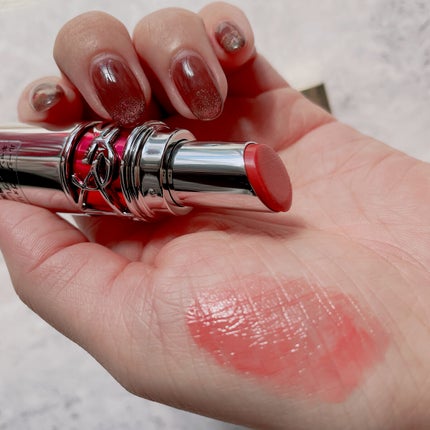 YSL ラブシャイン キャンディグレーズ/YVES SAINT LAURENT BEAUTE/口紅を使ったクチコミ(3枚目)