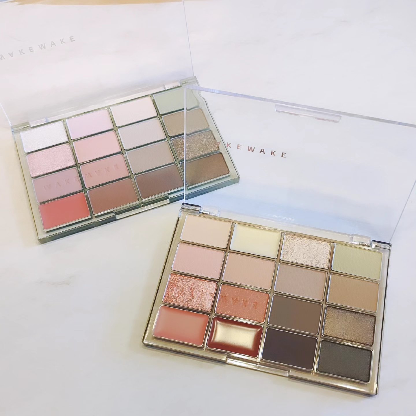 ソフトブラーリングアイパレット/wakemake/アイシャドウパレットを使ったクチコミ（3枚目）