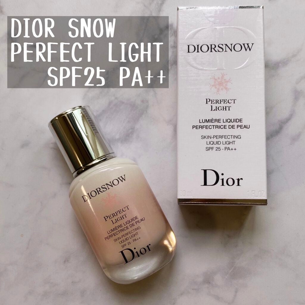 スノー パーフェクト ライト SPF25 - PA++/Dior/化粧下地を使ったクチコミ(1枚目)