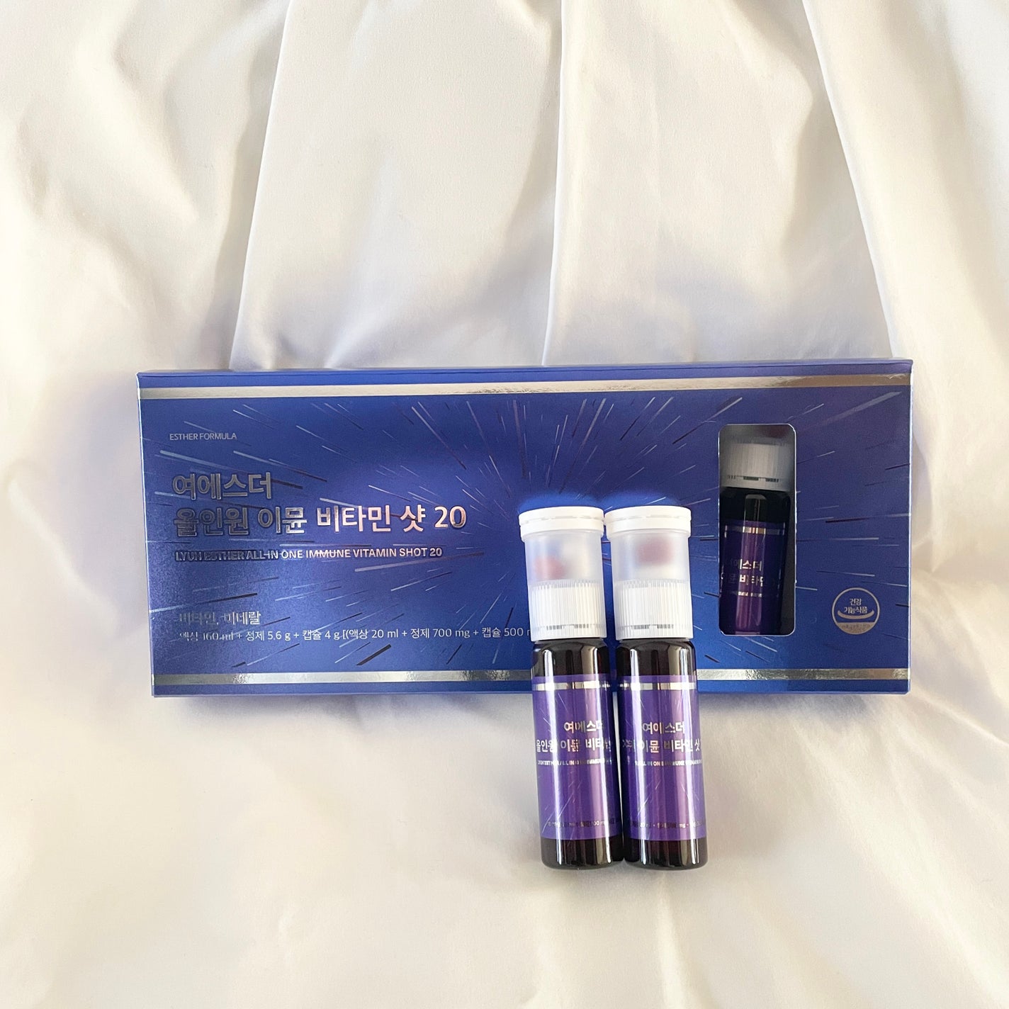 ヨエスターオールインワンイミューンビタミンショット20/ESTHER FORMULA/健康サプリメントを使ったクチコミ(7枚目)