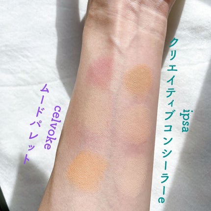ムード パレット/Celvoke/パレットコンシーラーを使ったクチコミ(4枚目)