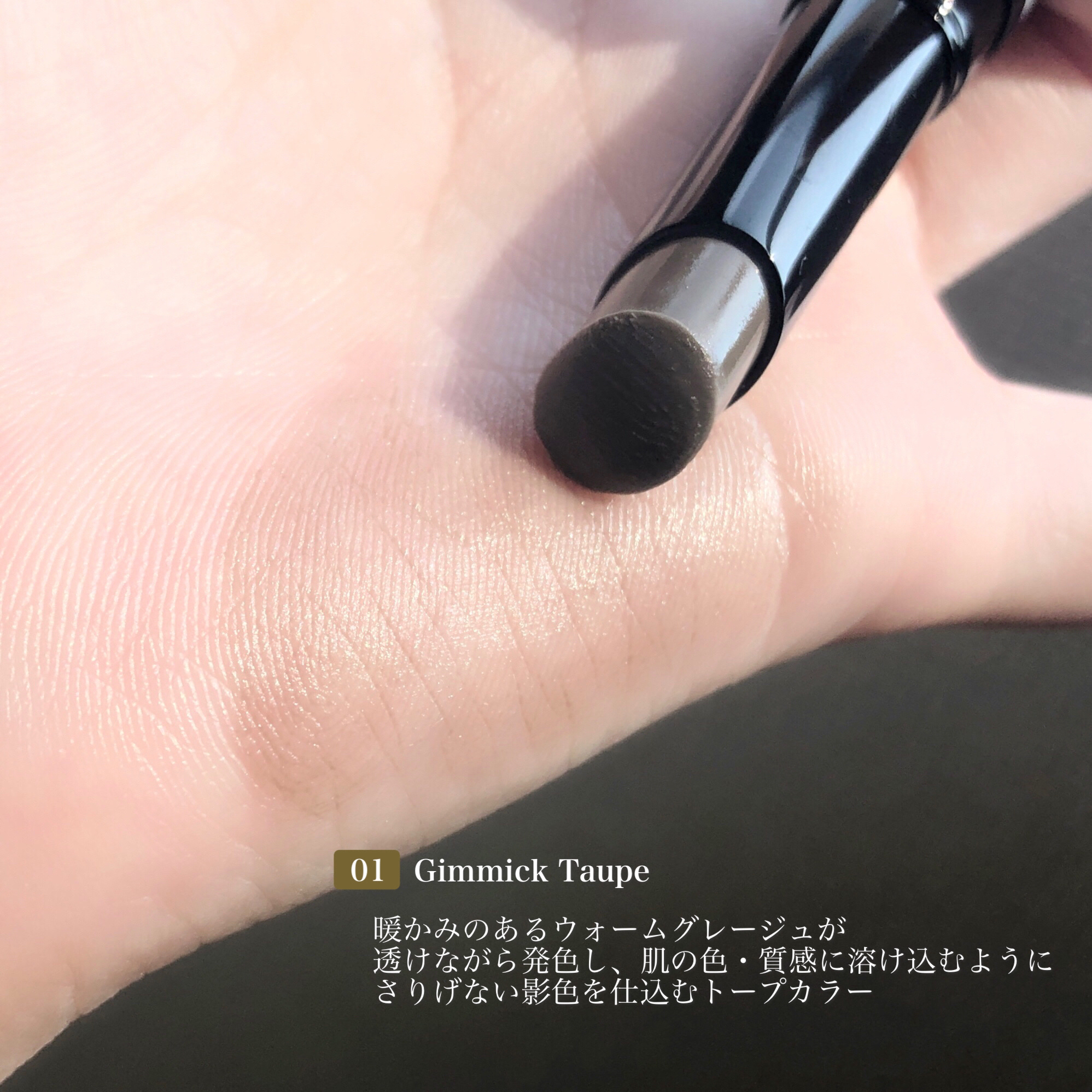 KANEBO カネボウ シャドウオンフェース 01 Gimmick Taupe 通販