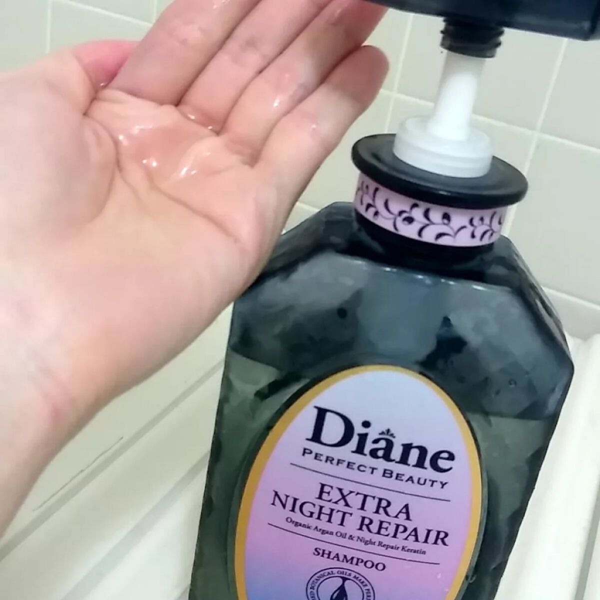 エクストラナイトリペア シャンプー＆トリートメント/ダイアン/市販シャンプーを使ったクチコミ（2枚目）