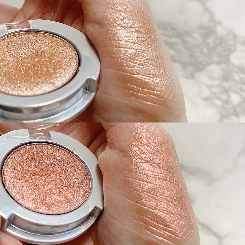 アーバンパールセーション スパークルアイシャドウ Midnight Pink/KLAVUU/単色アイシャドウを使ったクチコミ（2枚目）