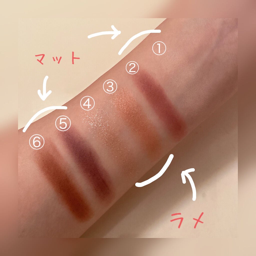 アイカラーパレット/heme/アイシャドウパレットを使ったクチコミ(3枚目)