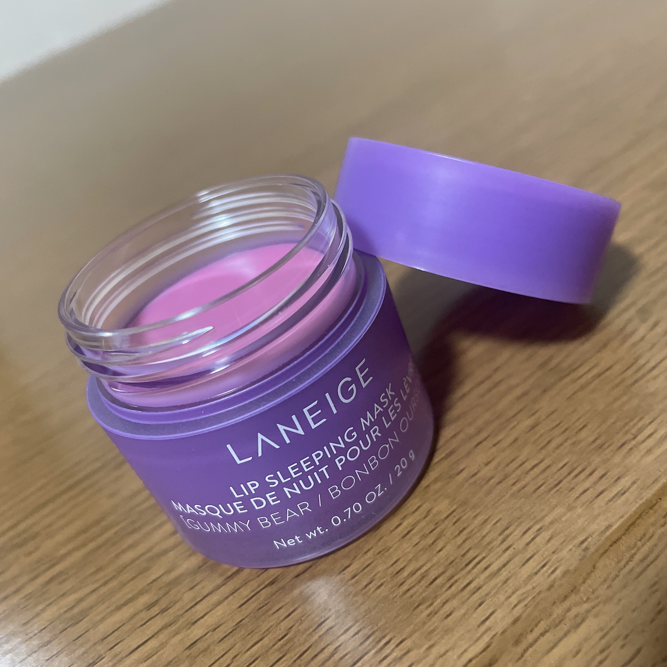 リップスリーピングマスク グミベア/LANEIGE/リップバームを使ったクチコミ（3枚目）