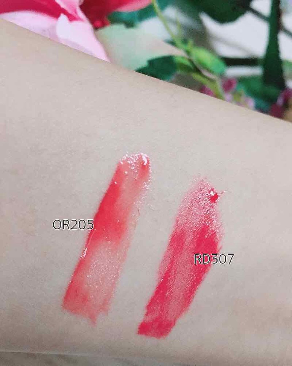 ディアダーリン ウォータージェルティント （アイスティント）/ETUDE/口紅を使ったクチコミ（2枚目）