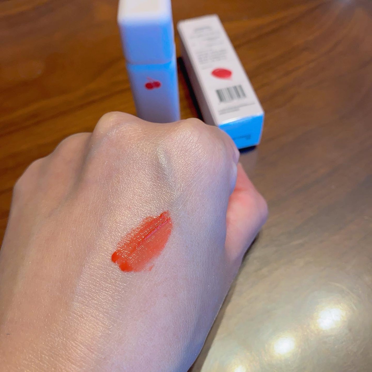 チューインガムベルベットティント/KIRSH(キルシー)/リップティントを使ったクチコミ(3枚目)