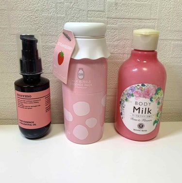 MILK BUBBLE ESSENCE PACK ＃STRAWBERRY/G9SKIN/美容液を使ったクチコミ（1枚目）