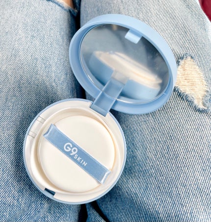 WHITE +UV CUSHION CREAM #COOL/G9SKIN/日焼け止めクリームを使ったクチコミ(5枚目)