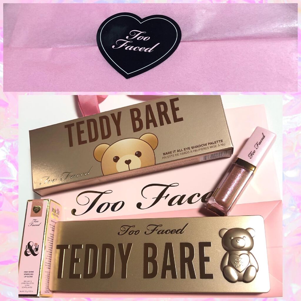 テディ ベア アイシャドウ パレット/Too Faced/アイシャドウパレットを使ったクチコミ（2枚目）